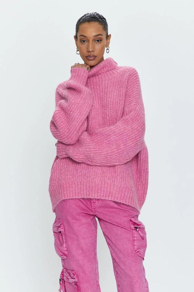 Pistola Denim Ashley Turtleneck Sweater - Aurora Pink 2