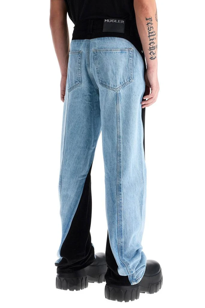 Mugler Two-tone Denim Jeans 3