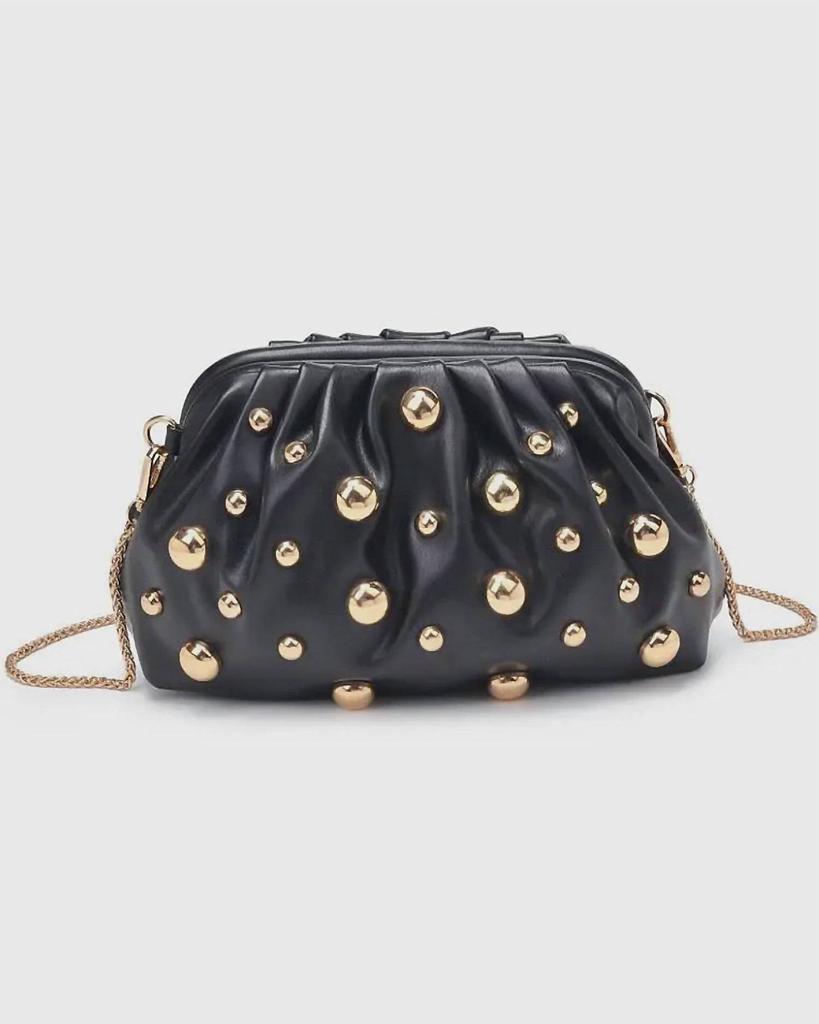 Urban Expressions Urban Expressions - Women's Carey Studded Clutch Bag