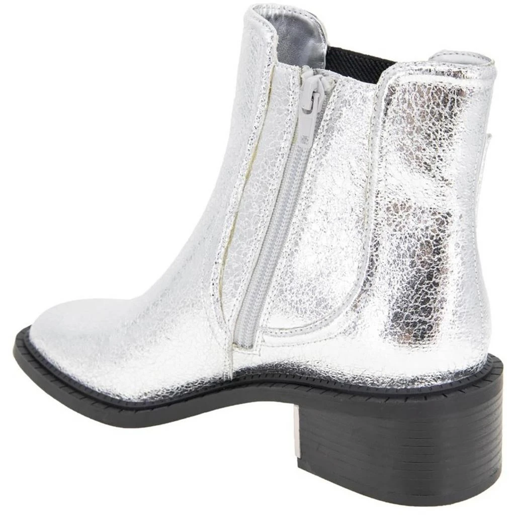 BCBG Womens Buckle Man Made Motorcycle Boots 2