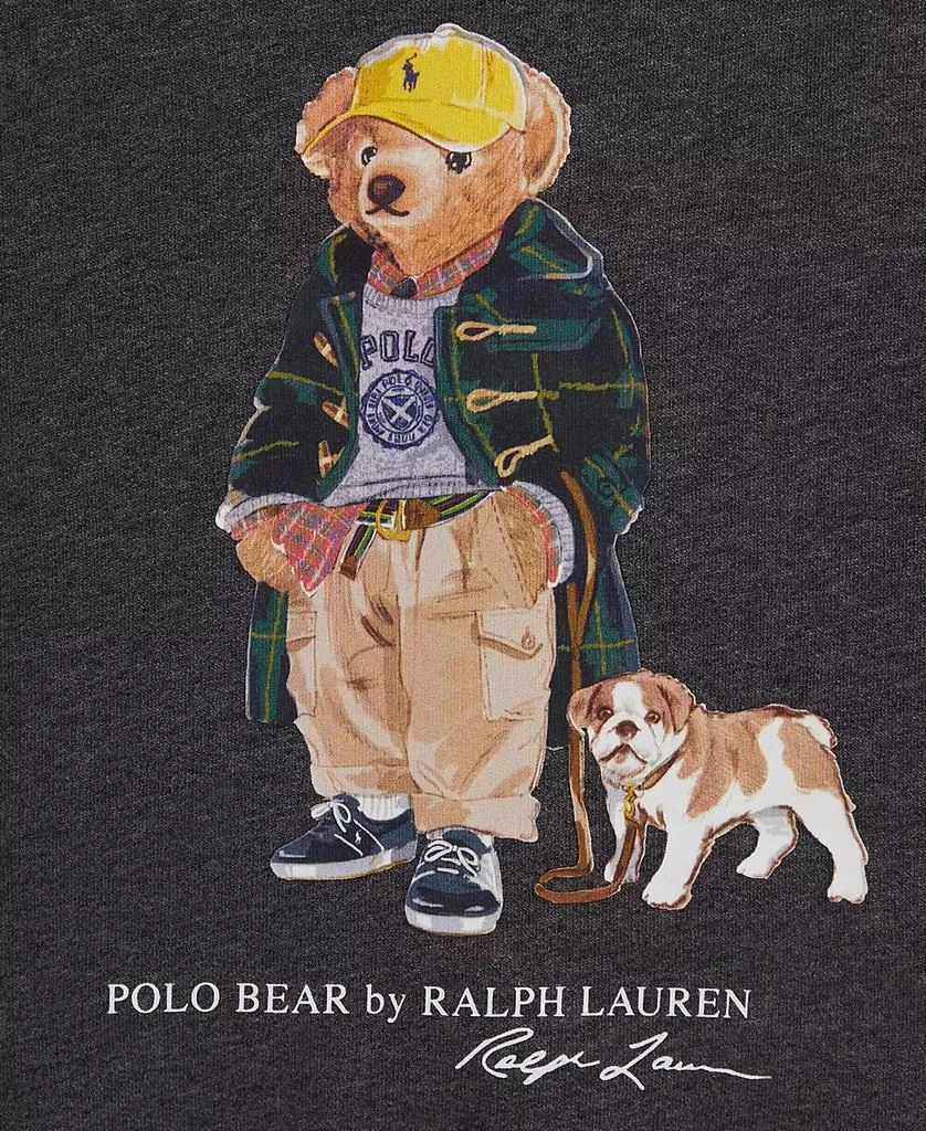 Ralph Lauren Toddler and Little Boys Polo Bear Heathered Fleece Sweatshirt 4