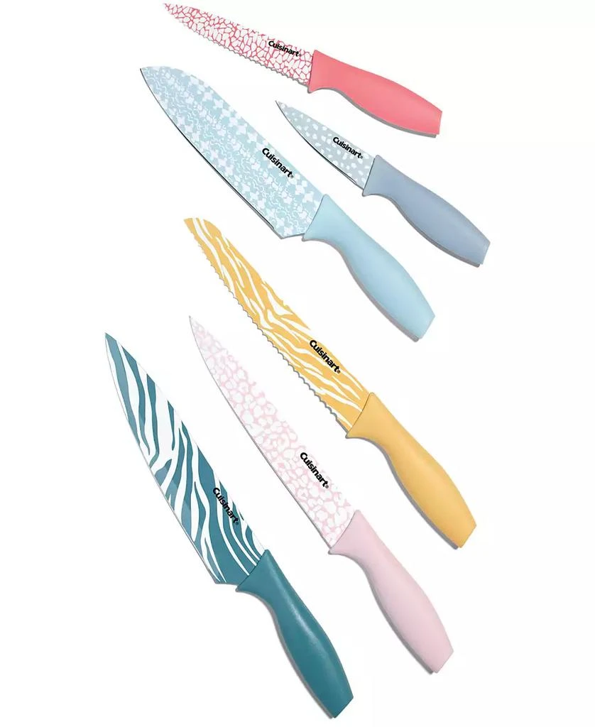 Cuisinart 12-Piece Animal Print Cutlery Set with Blade Guards 2