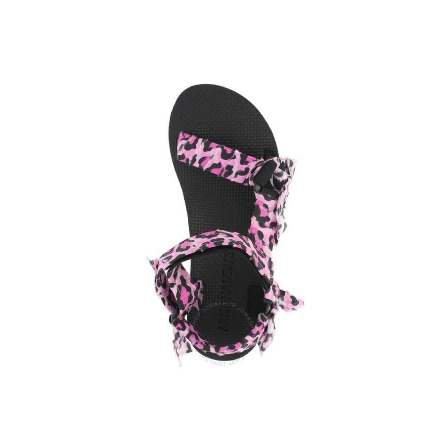 Arizona Love Ladies Leopard Pink Trekky Sandals 2