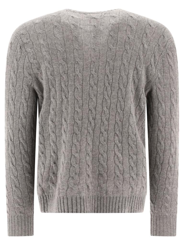 Ralph Lauren Polo Ralph Lauren Pony Embroidered Cable-Knit Jumper