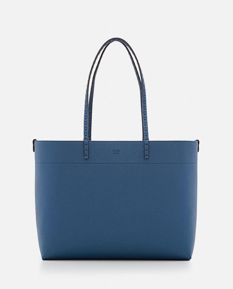 Fendi Medium Roll Leather Tote Bag