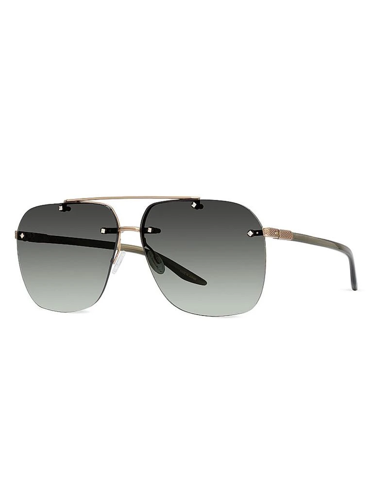 Barton Perreira Daniel 64MM Navigator Sunglasses 1
