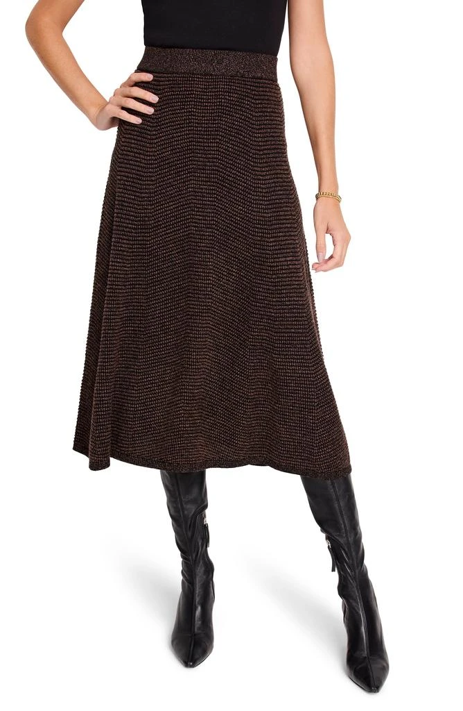 NIC+ZOE Pixel Knit Midi Skirt 1