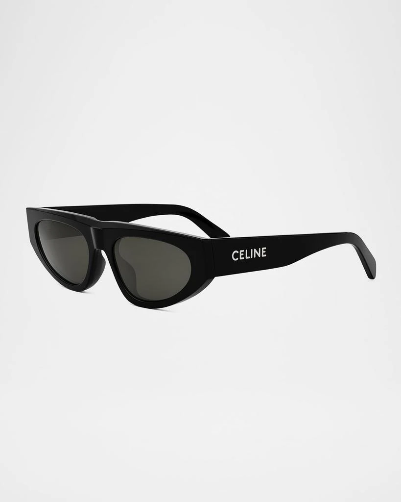 Celine Men's Monochroms Acetate Rectangle Sunglasses 3