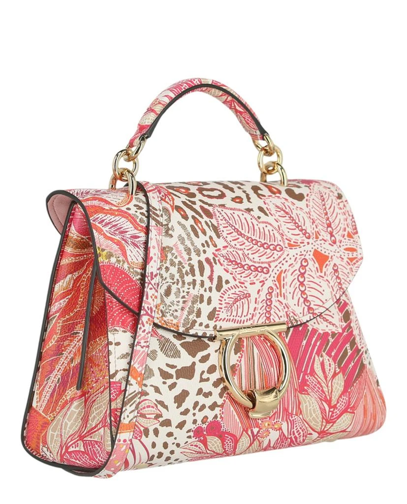 Salvatore Ferragamo Margot Gancio Plant-Print Shoulder Bag 2