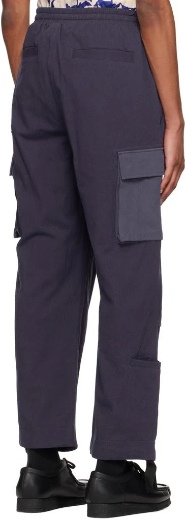 Double Rainbouu Navy Drawstring Cargo Pants 3