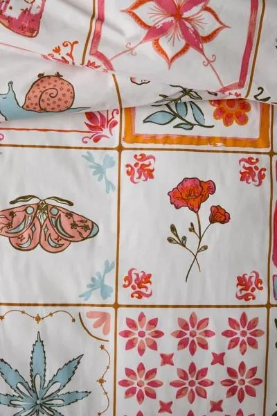 Urban Outfitters Mariana Tile Duvet Cover Set 3