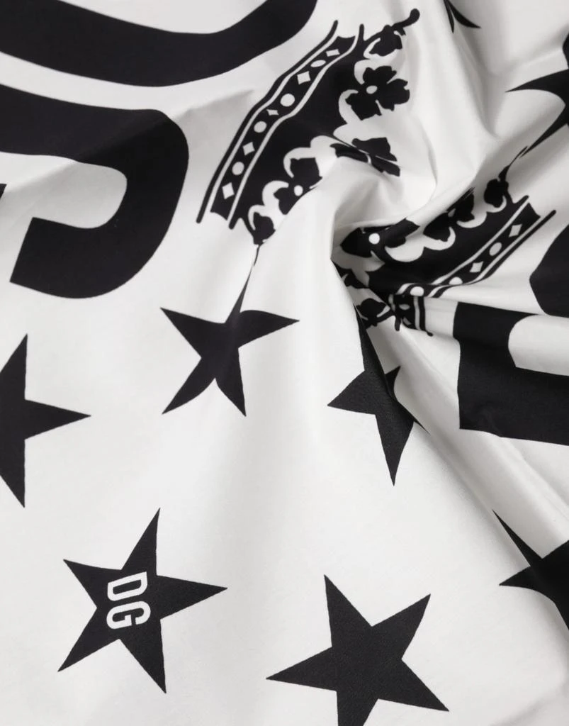 Dolce 
Gabbana DG Crown Print Square Foulard 52cm x 50.5cm Men
s Scarf 2