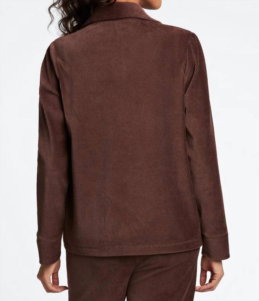 FOXCROFT Foxcroft - Women's Sammy Plush Cord Long Sleeve Popover Sweater