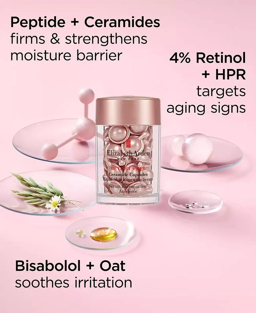 Elizabeth Arden Retinol + HPR Ceramide Capsules Rapid Skin Renewing Serum, 30 capsules 10