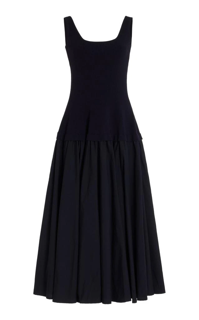 green emerald velvet dress Andromeda Embellished Midi Dress – SIMKHAI