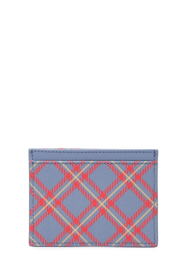 Vivienne Westwood Tartan-print leather card holder 2
