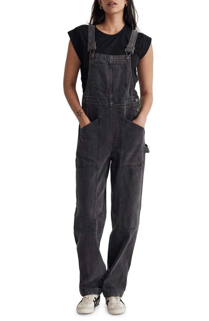 Madewell Denim Oversized Carpenter Overalls 1