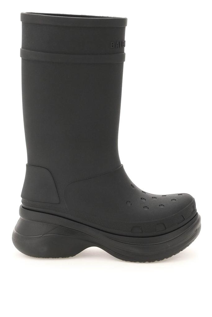 BALENCIAGA rubber crocs boots