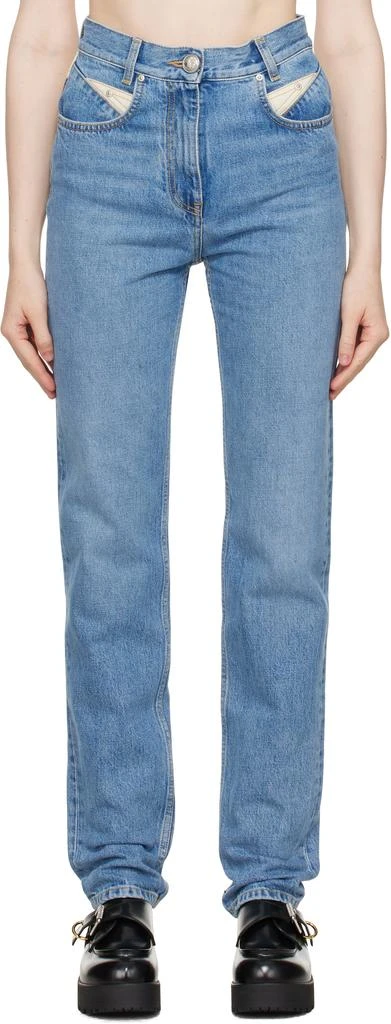 Givenchy Blue Slim Fit Yoke Jeans 1
