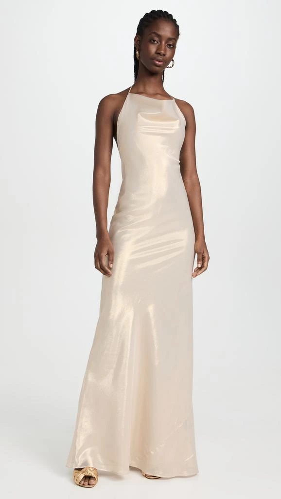 Sergio Hudson Cowl Slip Gown with Low Back 6