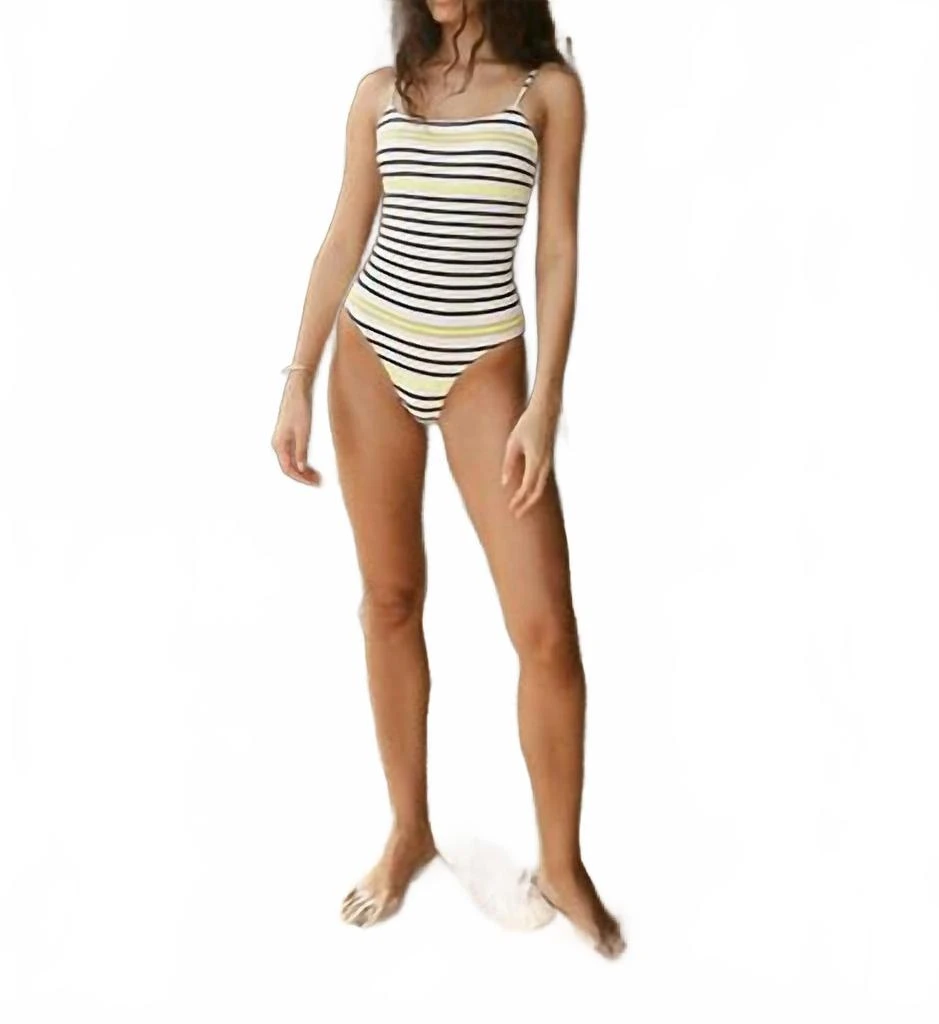 LEMLEM Elene One Piece Swimsuit In Bahar Cream