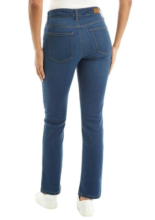 Crown & Ivy™ Ivy Womens Mid Rise Straight Jeans 2