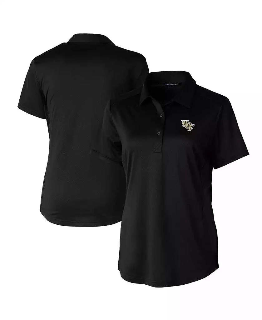 Cutter & Buck Women's Black UCF Knights Prospect Textured Stretch Polo Top 1