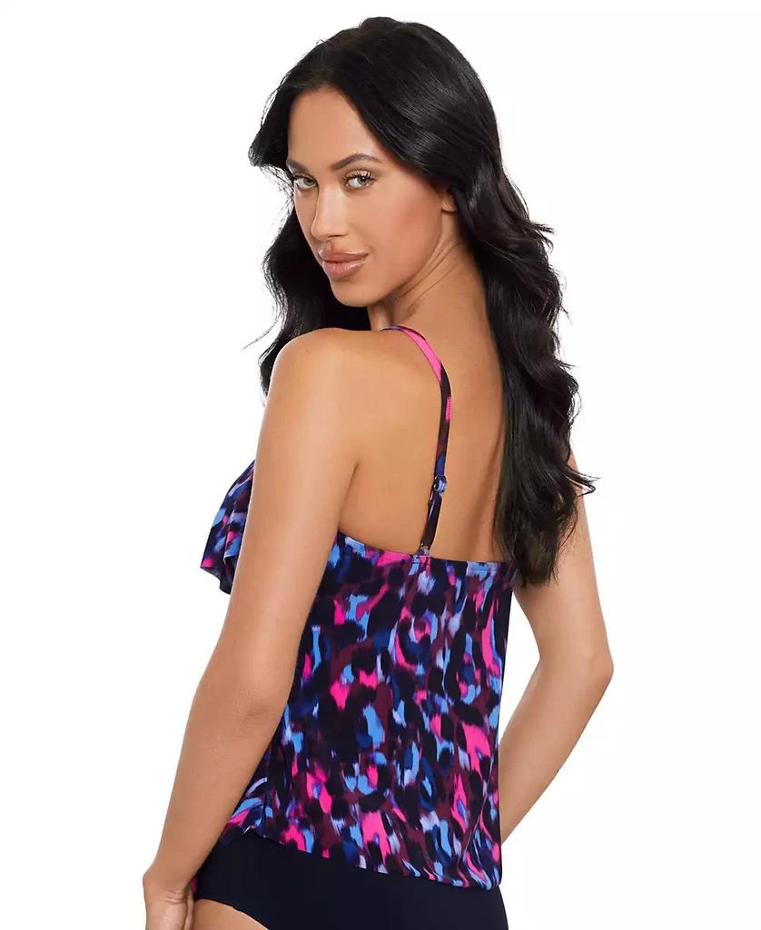 Magicsuit Women's Cherry Bomb Rite Printed Tiered Tankini Top 3