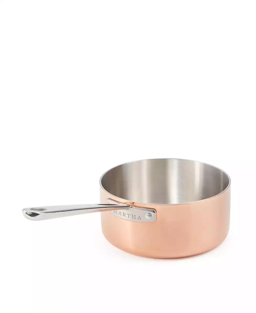 Martha Stewart Stainless Steel Low Saucepan - Thumbnail 2