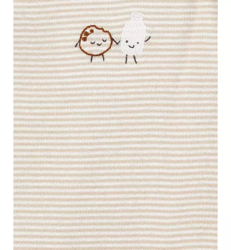 Carter
s Baby Boys 5-Pk. Cotton Short-Sleeve Milk 
Cookies Bodysuits 5