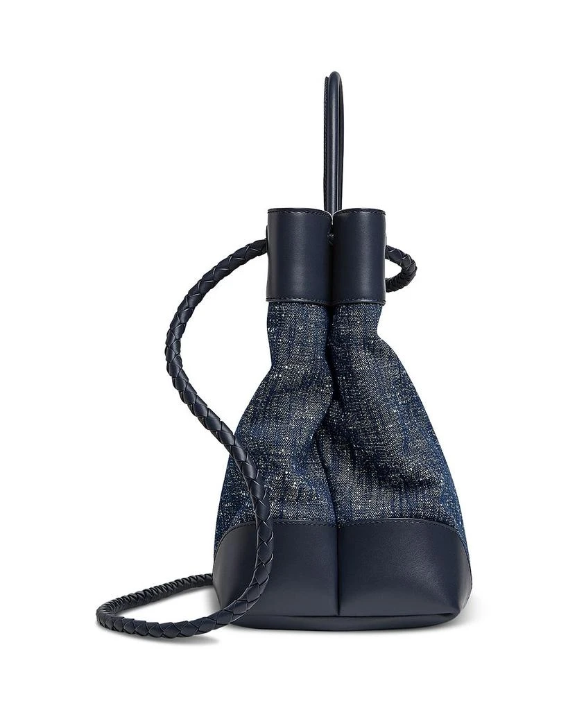 Bottega Veneta Large Andiamo Denim Top Handle Bag 8