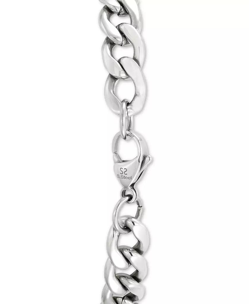 LEGACY for MEN by Simone I. Smith Curb Chain Bracelet in Stainless Steel