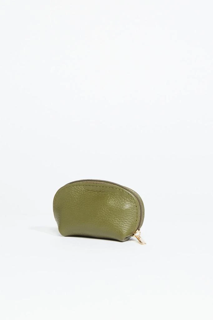 Christian Laurier Porte-Monnaie Nika Croco - Vert Olive 5