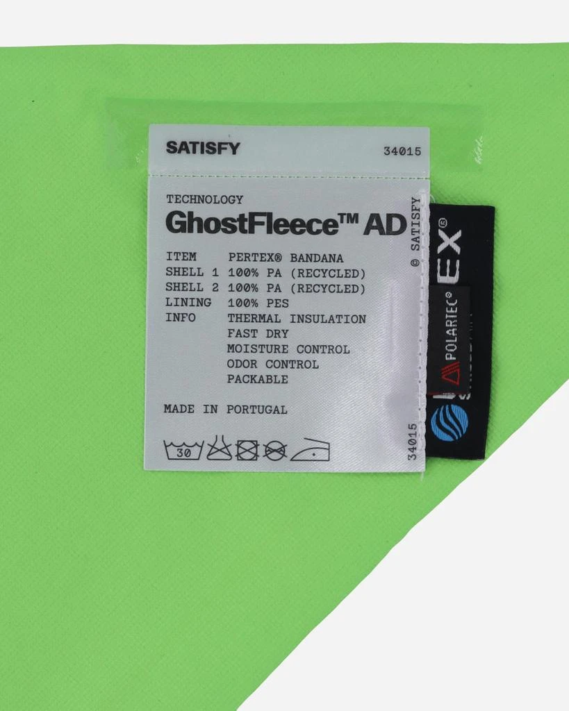 Satisfy Pertex GhostFleece AD Bandana Neon Green 5