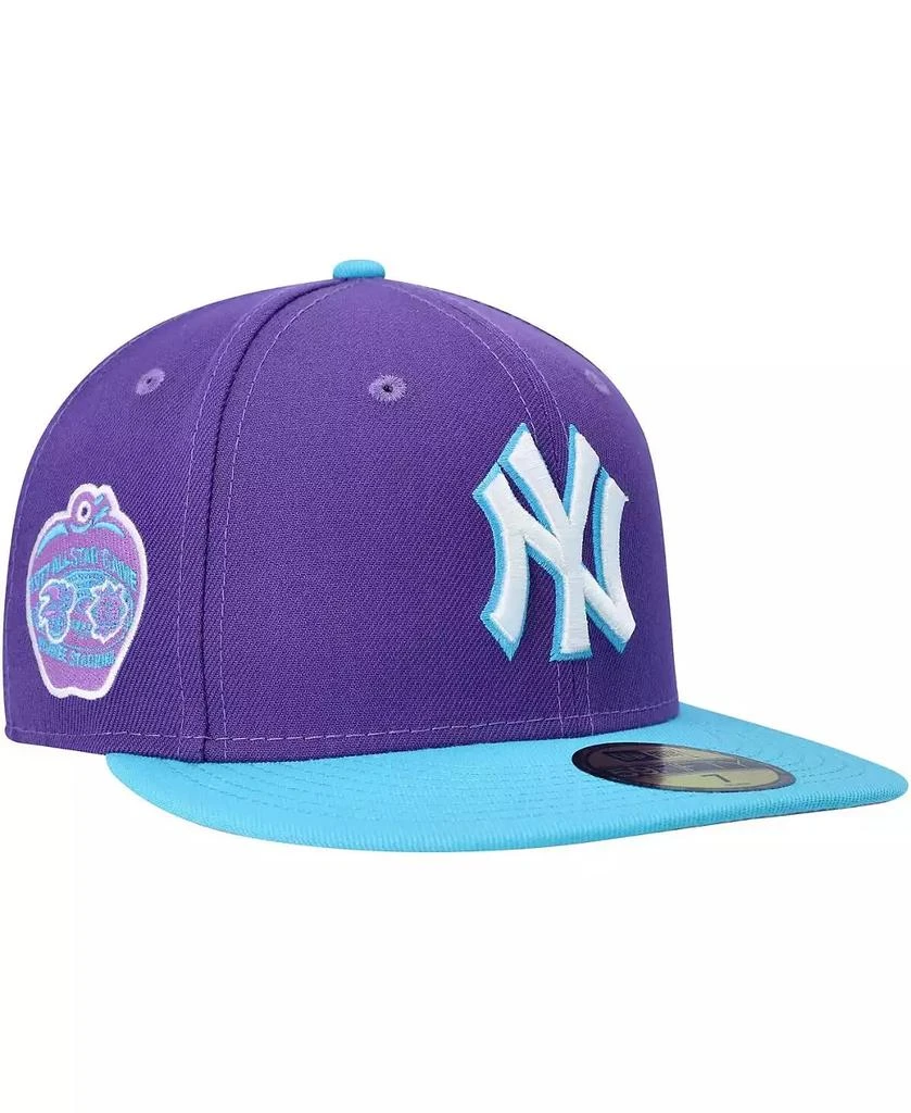 New Era Men's Purple New York Yankees Vice 59FIFTY Fitted Hat 1