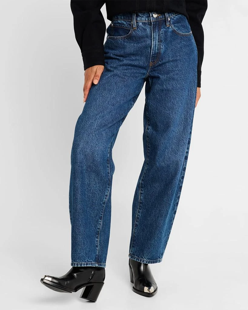 FRAME Low Slung Barrel Jeans 5