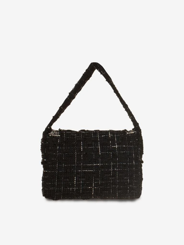Patachou Patachou Girls Tweed Handbag in Black (19cm) 5