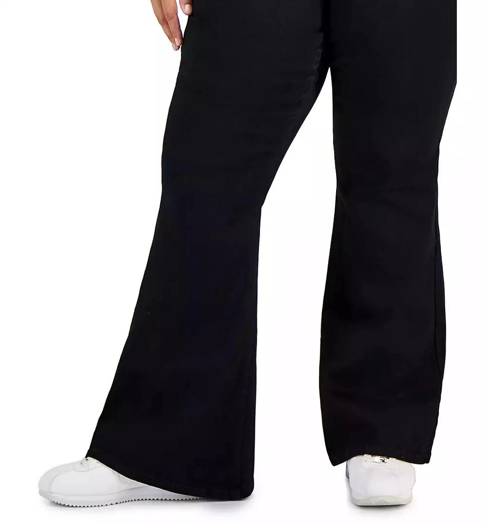 Celebrity Pink Trendy Plus Size Curvy Pull-On Flare-Leg Jeans 6