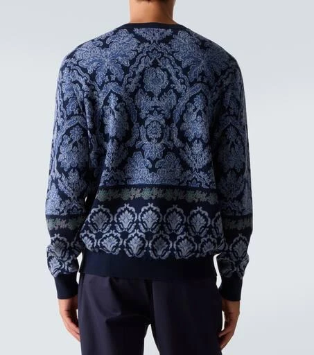 ETRO Intarsia cotton sweater 4