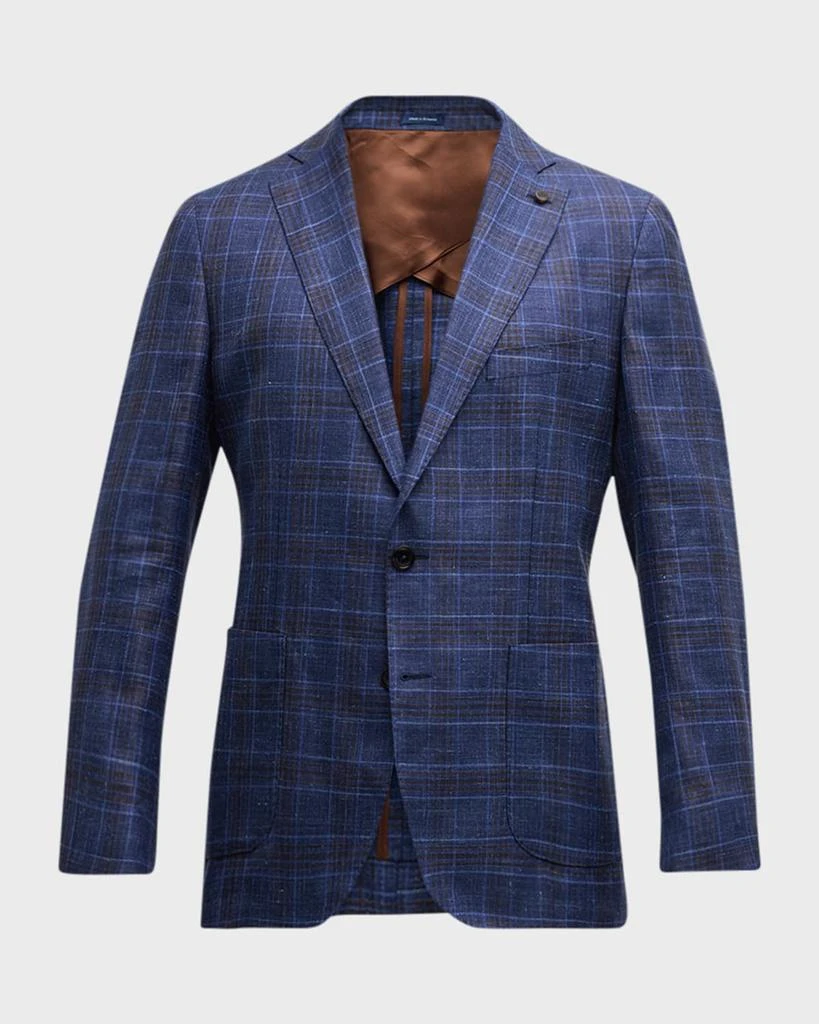 Peter Millar Men's Lowell Plaid Two-Button Sport Coat 1