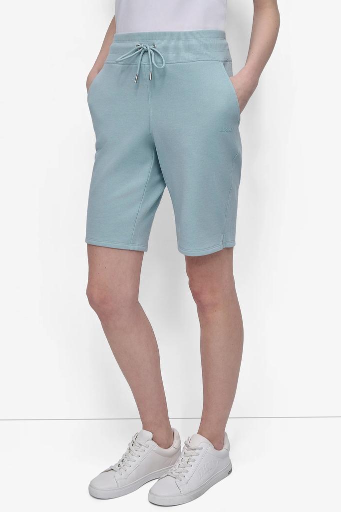 DKNY HIGH-RISE BERMUDA SWEAT SHORTS
