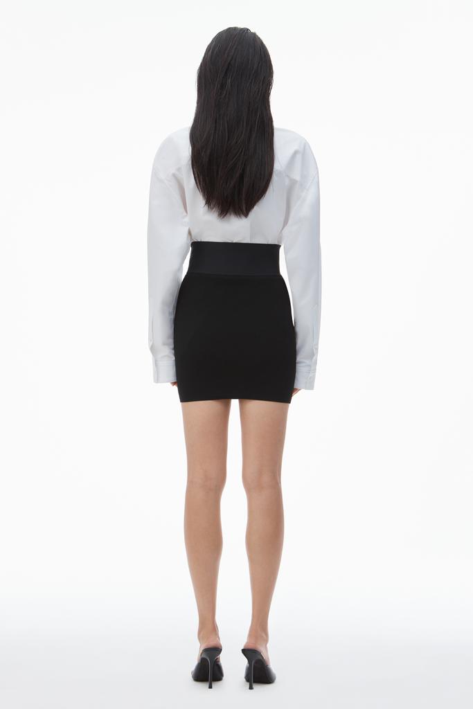 Alexander wangロゴエラスティックミニスカートM Shop Miniskirt with Logo Elastic on Sale at BeyondStyle – Get 53