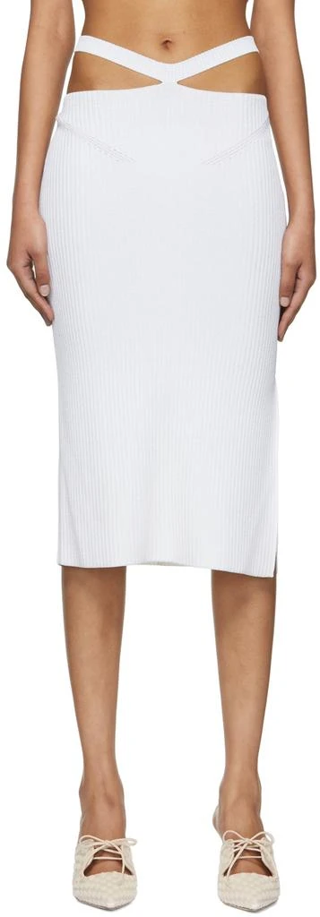 Anna October White Alizee Midi Skirt 1