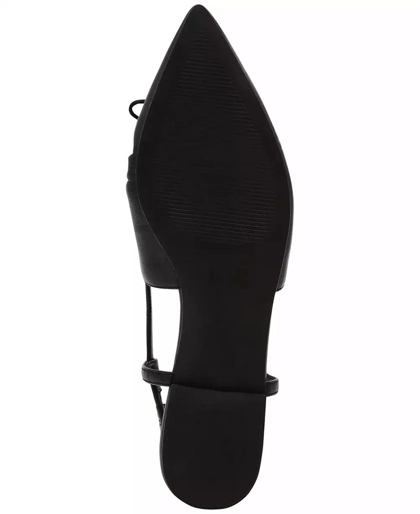 Steve Madden Women's Laylah Pointed-Toe Pleated Slingback Flats 5