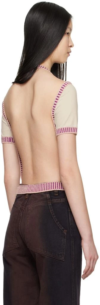 Eckhaus Latta Beige Edge T-Shirt 3