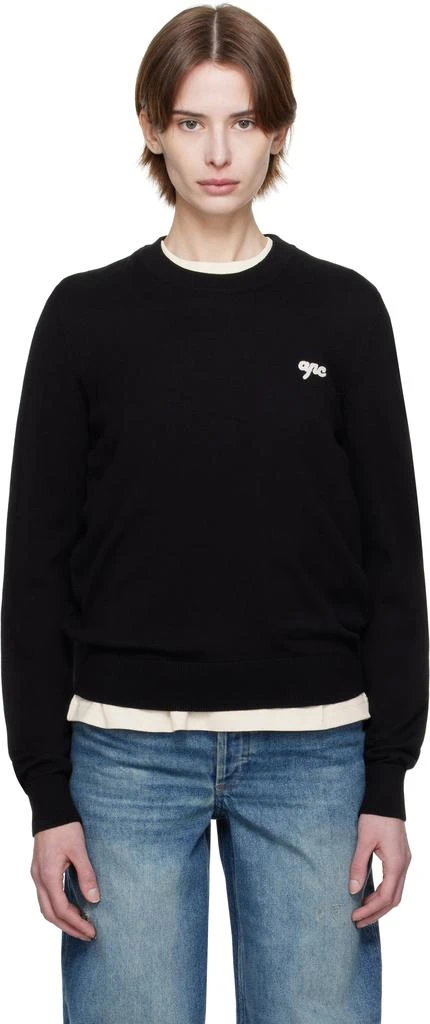 A.P.C. Black Veronique Sweater 1