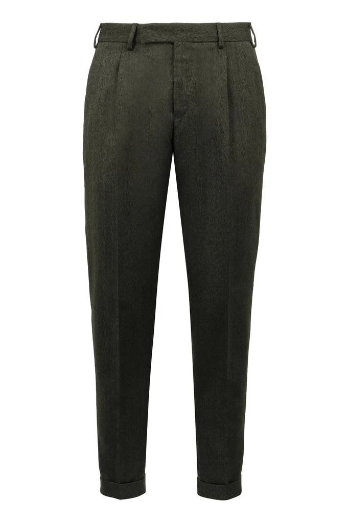 PT01 PT Torino Tapered Leg Herringbone Trousers 2