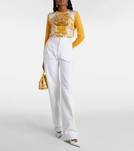 Dolce 
Gabbana High-rise wide-leg jeans 2