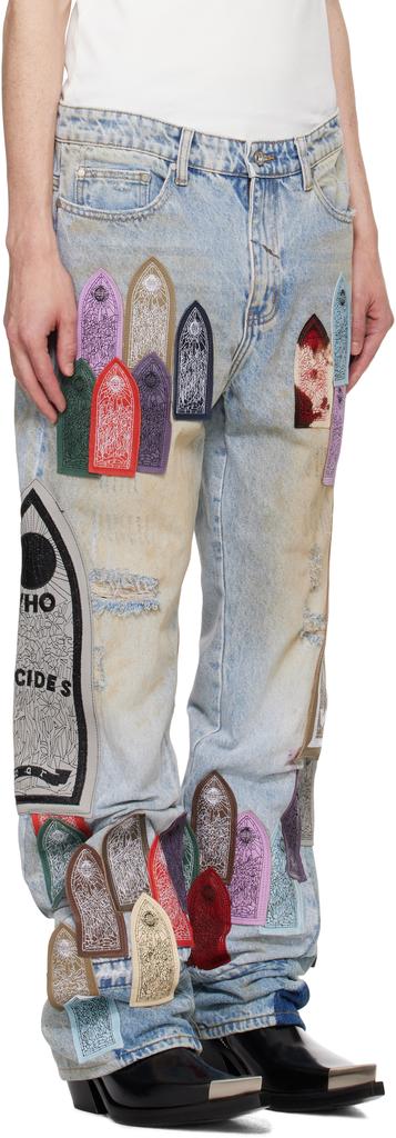 Who Decides War Blue Pastel Jeans