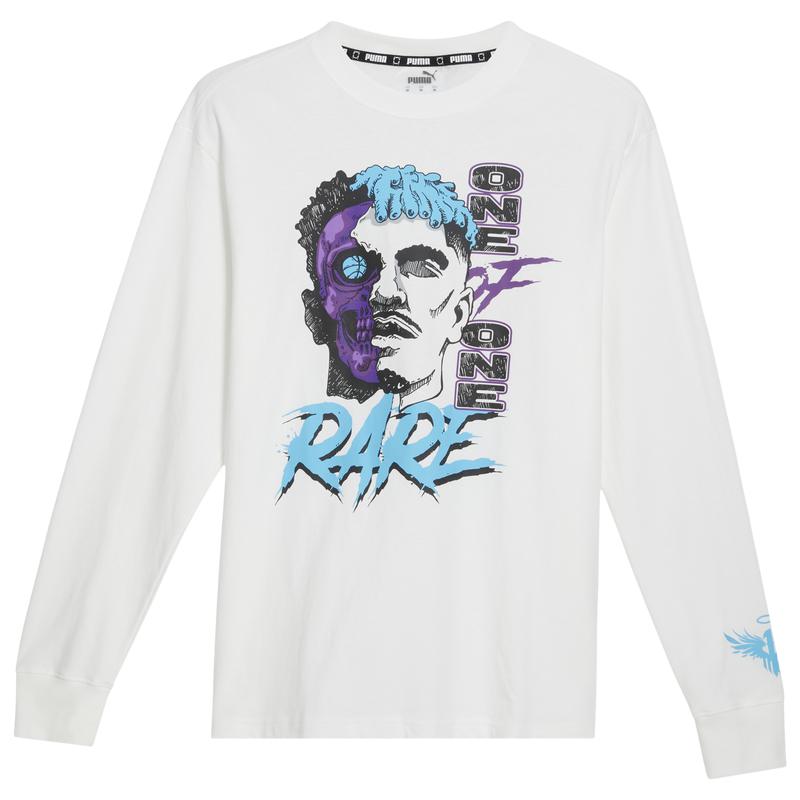 PUMA PUMA Melo Blue Hive L/S T-Shirt - Men's